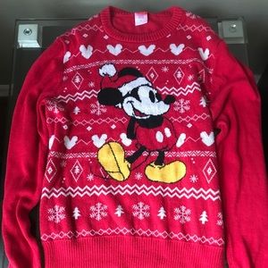 Disney Mickey Mouse Christmas sweater size Medium